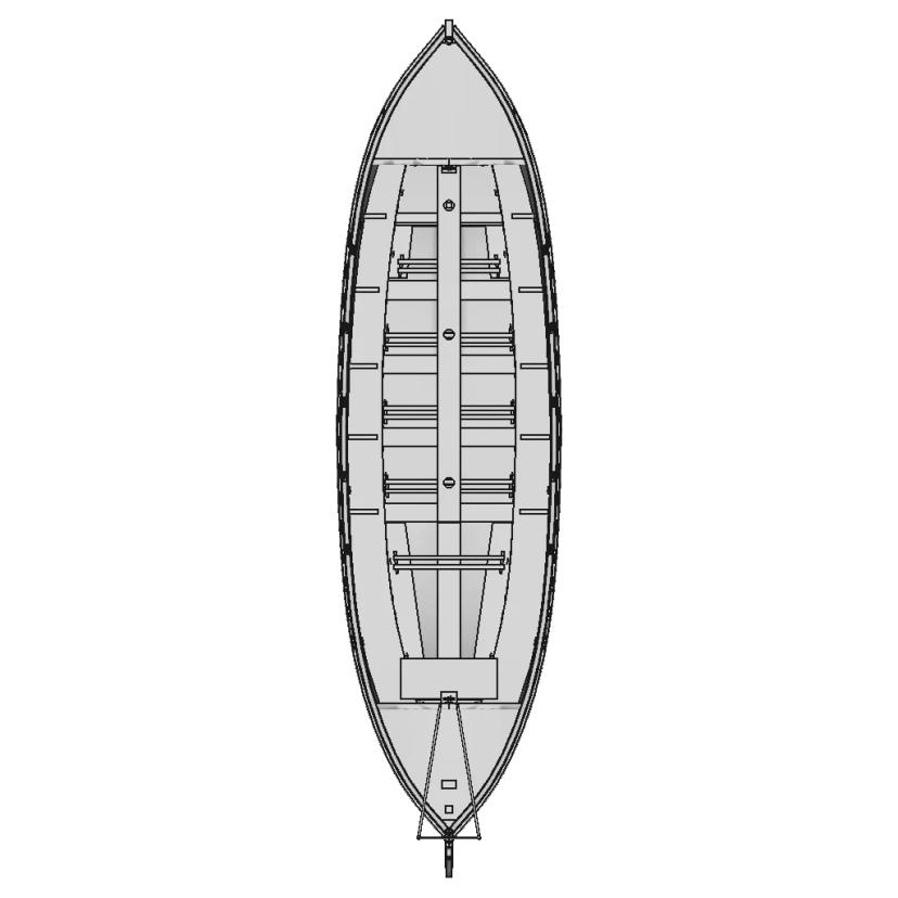 Set of Detailed Boat Models Including Rettungskutter, Segelbarkasse, Gigg, Segelkutter, and Jolle