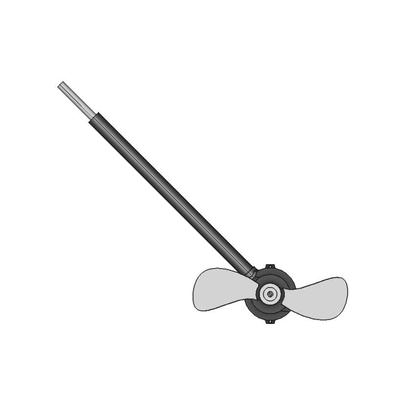 Electric Outboard Motor Inspired by Torqeedo 1003 Model