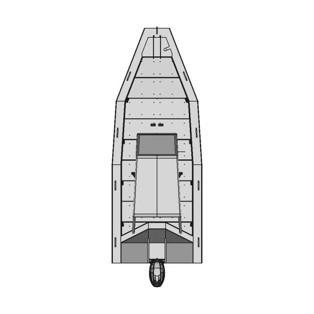 High-Density Polyethylene (HDPE) Boat Model