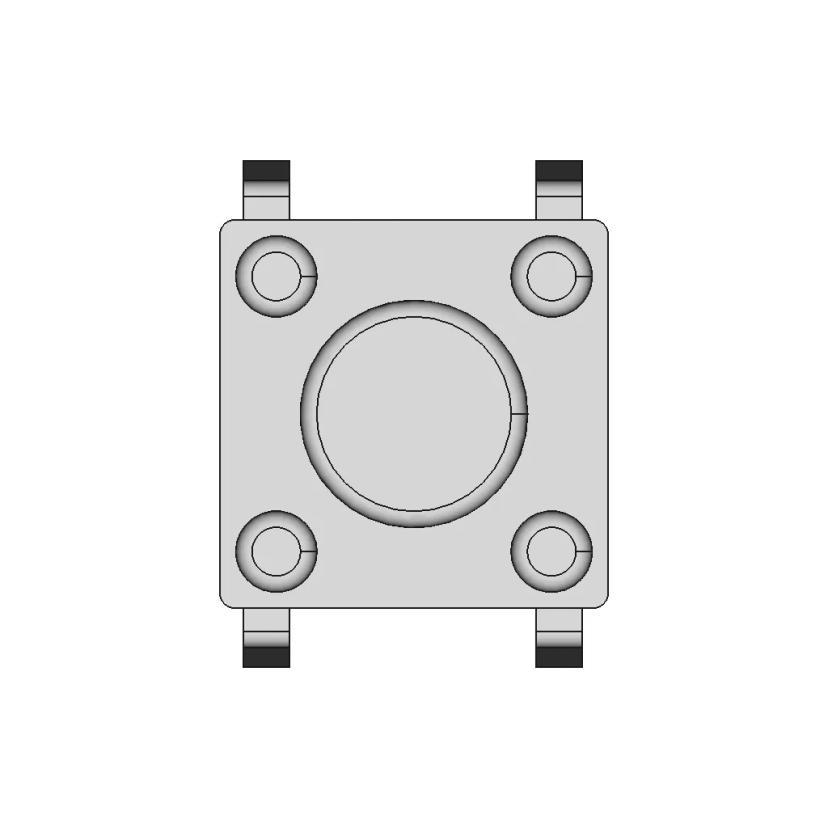 Precision Mechanical Component CAD Model