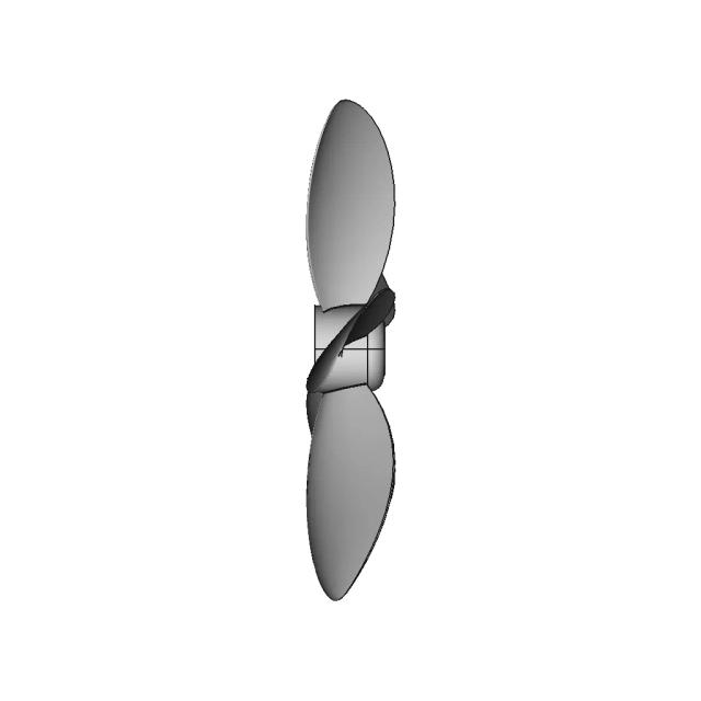 Professional Boat Propeller CAD Model for Marine Engineering
