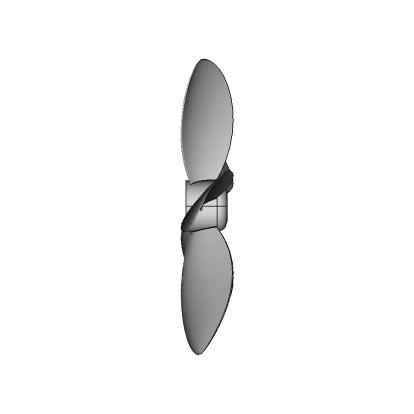 Professional Boat Propeller CAD Model for Marine Engineering