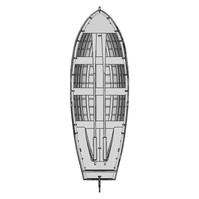 Boat Type CAD Model for Marine Design
