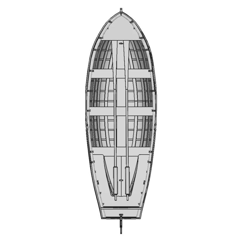 Boat Type CAD Model for Marine Design