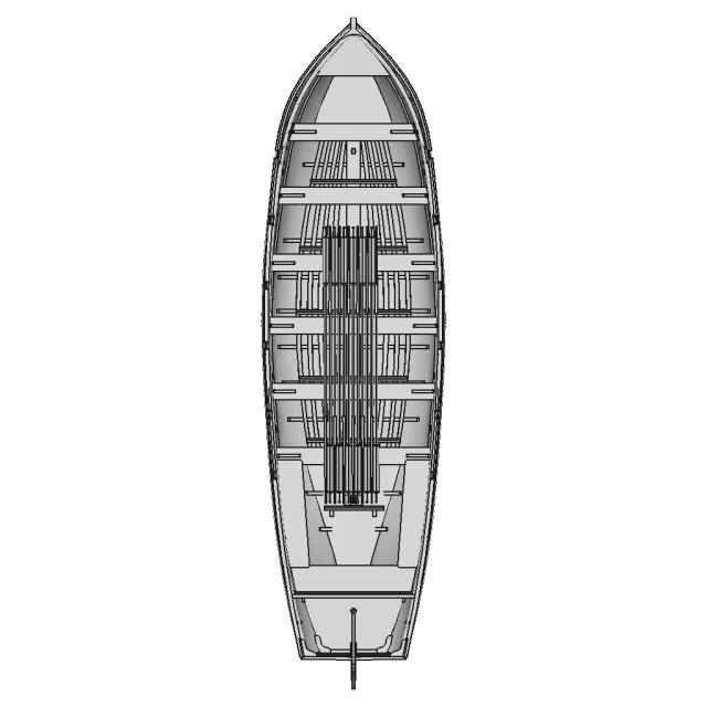 German Fleet Naval Vessel CAD Model