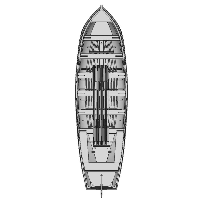 German Fleet Naval Vessel CAD Model