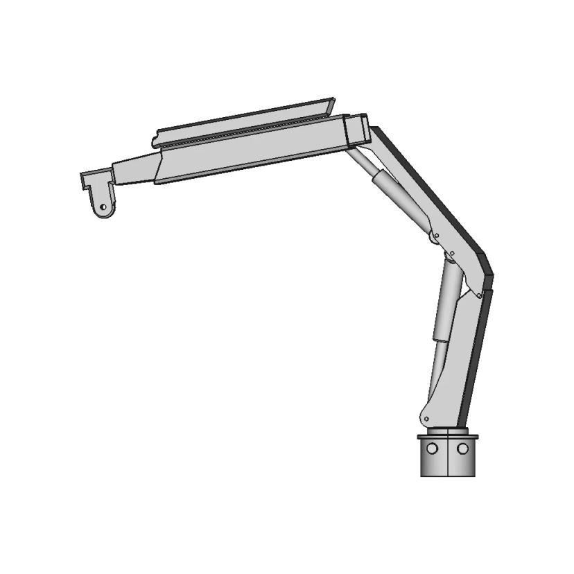 Full-Scale Marine Crane Palfinger Replica CAD Model