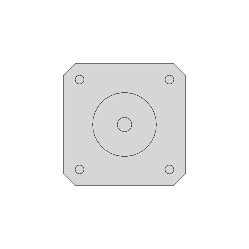 Nema 17 Stepper Motor 42x42x38 mm Solid Model