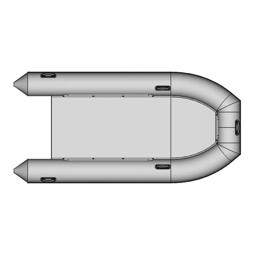 3.80 Meter Length Boat Hull with 1.85 Meter Beam