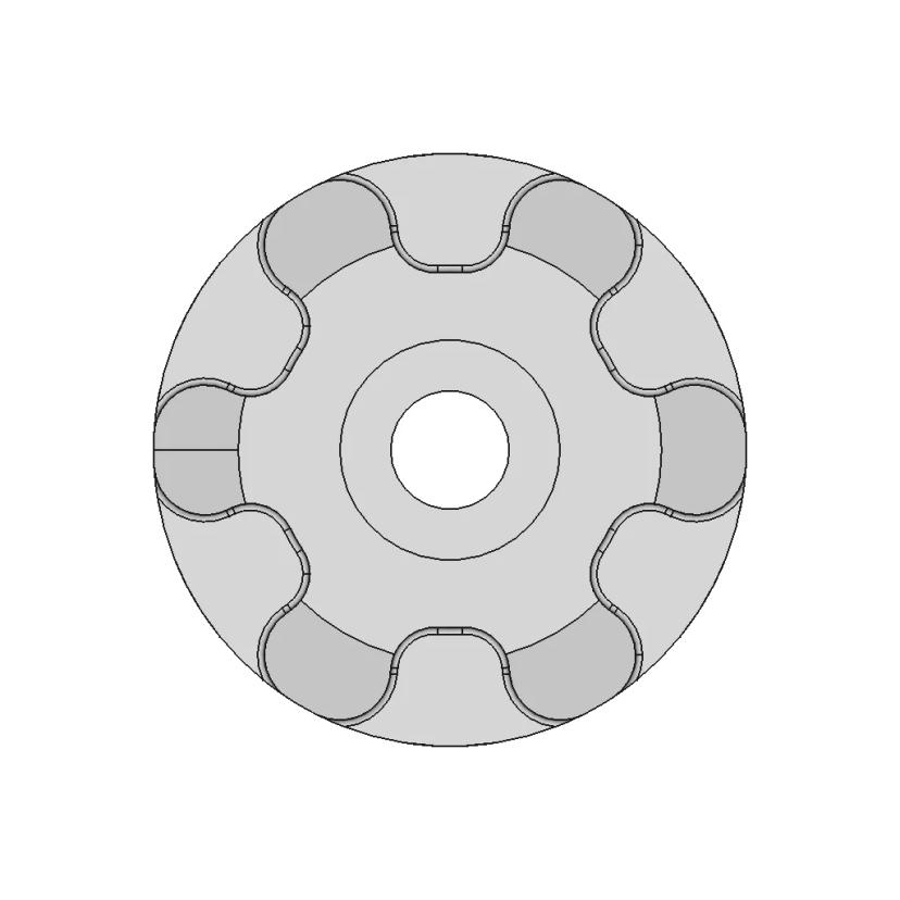 Custom 6-Tooth Sprocket for Pololu Track Systems