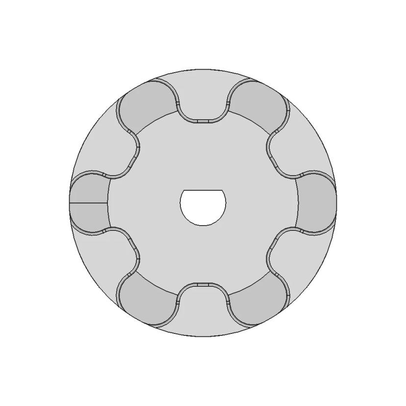 Custom 6-Tooth Sprocket for Pololu Tracks
