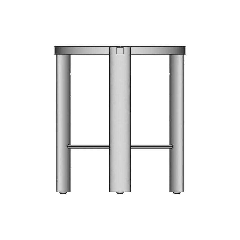 Black Painted End Table with Wood Finish
