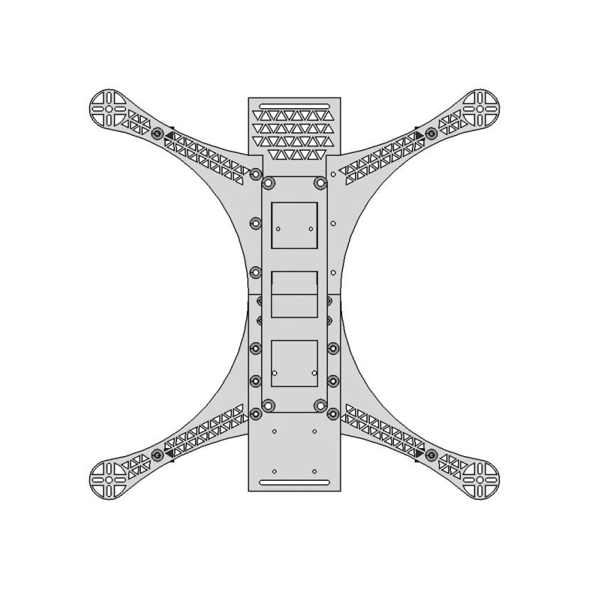 Drone Chassis Design for Aerial Applications
