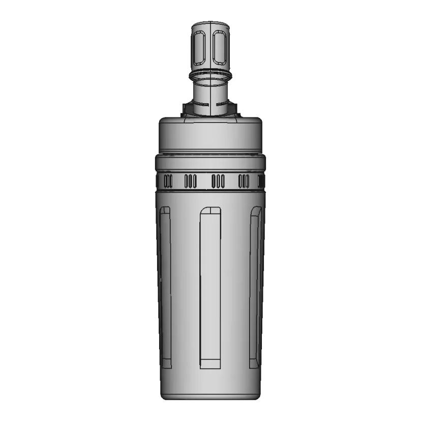 3D Model of a Generic Water Bottle for Industrial Use