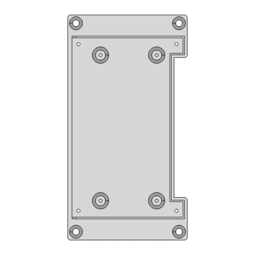 Versatile Electronic Enclosure for PCB Protection and Connectivity