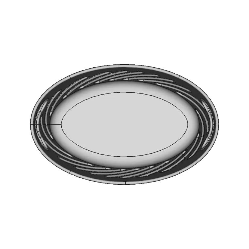 3D CAD Model of Laundry Basket for Industrial Design