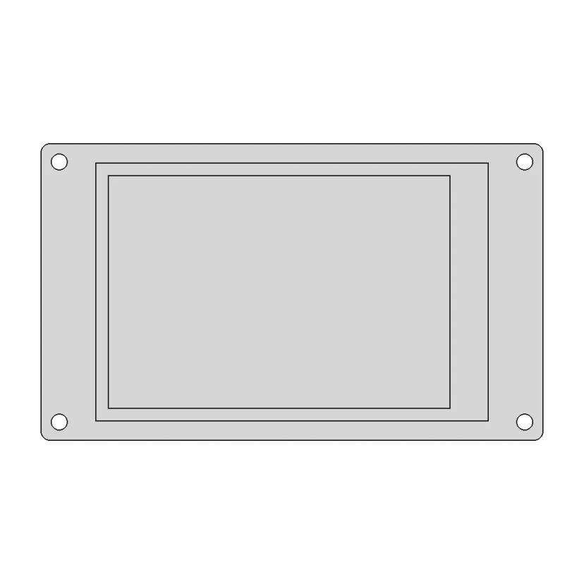 MKS TS35-R V2 Touch Screen Dimensions and Specifications