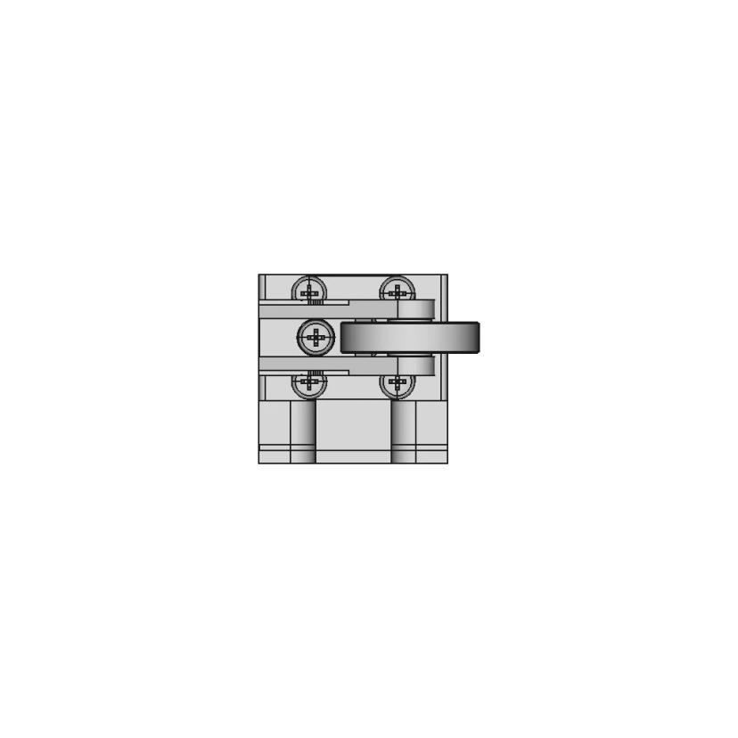 High-Precision Roller Limit Switch 3D CAD Model for Industrial Automation