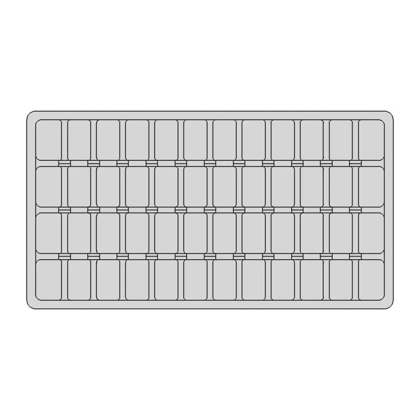 Compact SMD Storage Box 63mm x 34mm for Electronic Components