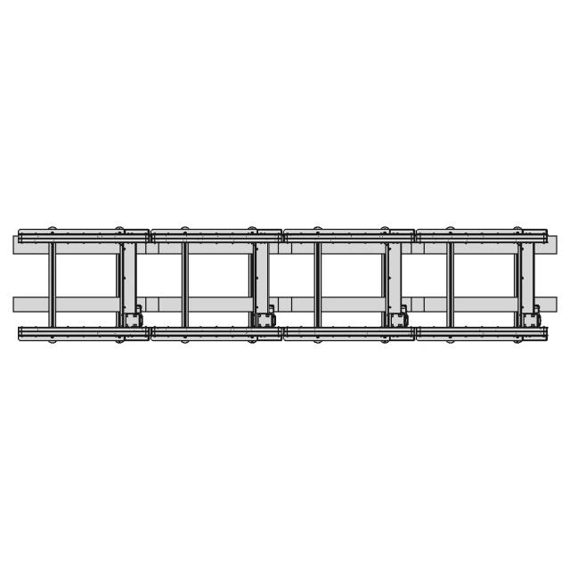 Ribbed Belt Conveyor System for Material Handling