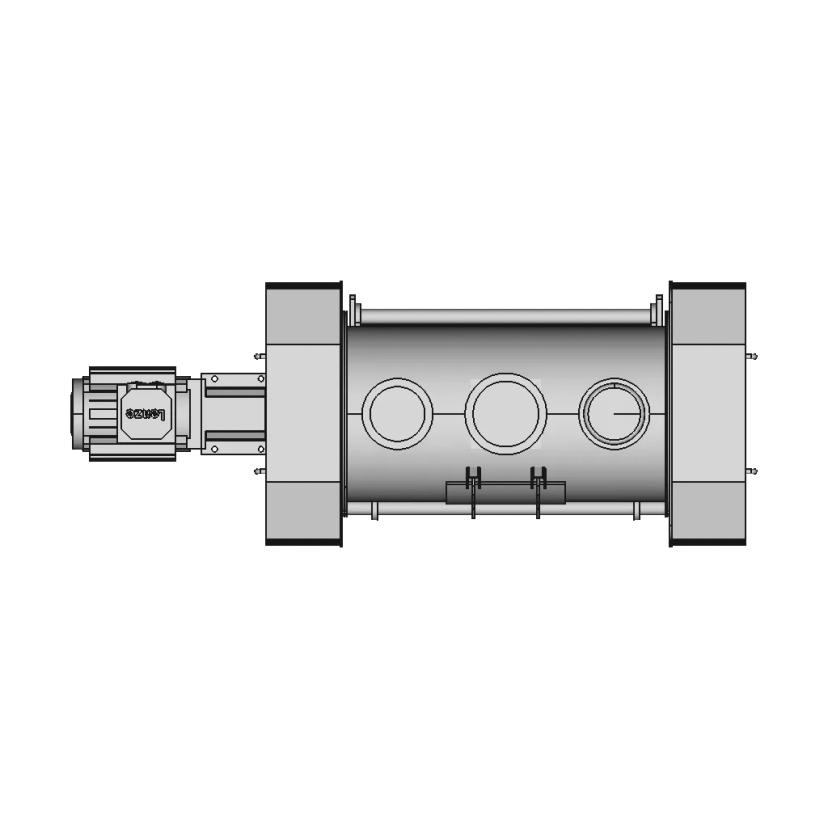 3D Assembly Model of WBH800 Industrial Mixer