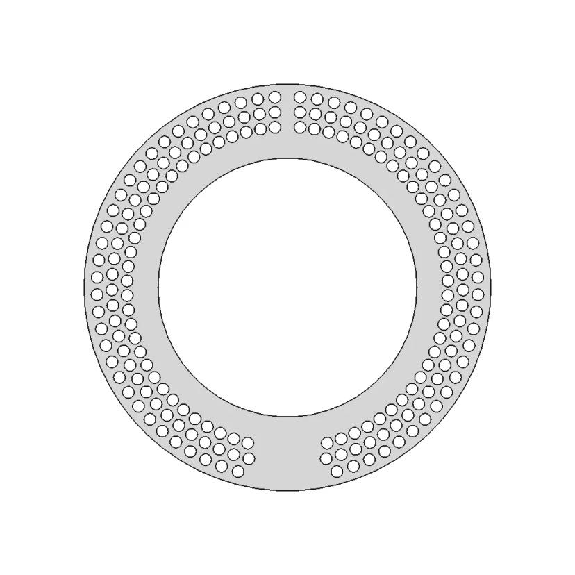Boiler Tube Sheet CAD Model for Mechanical Engineering Applications