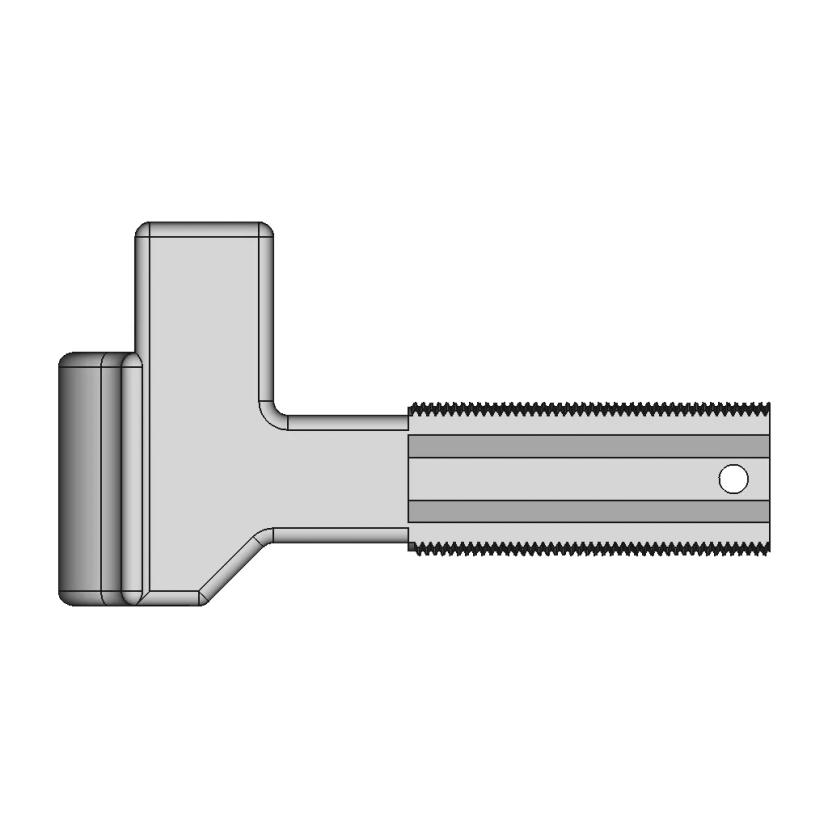 Thread-Clamping Smartphone Holder for Cortisol Strip