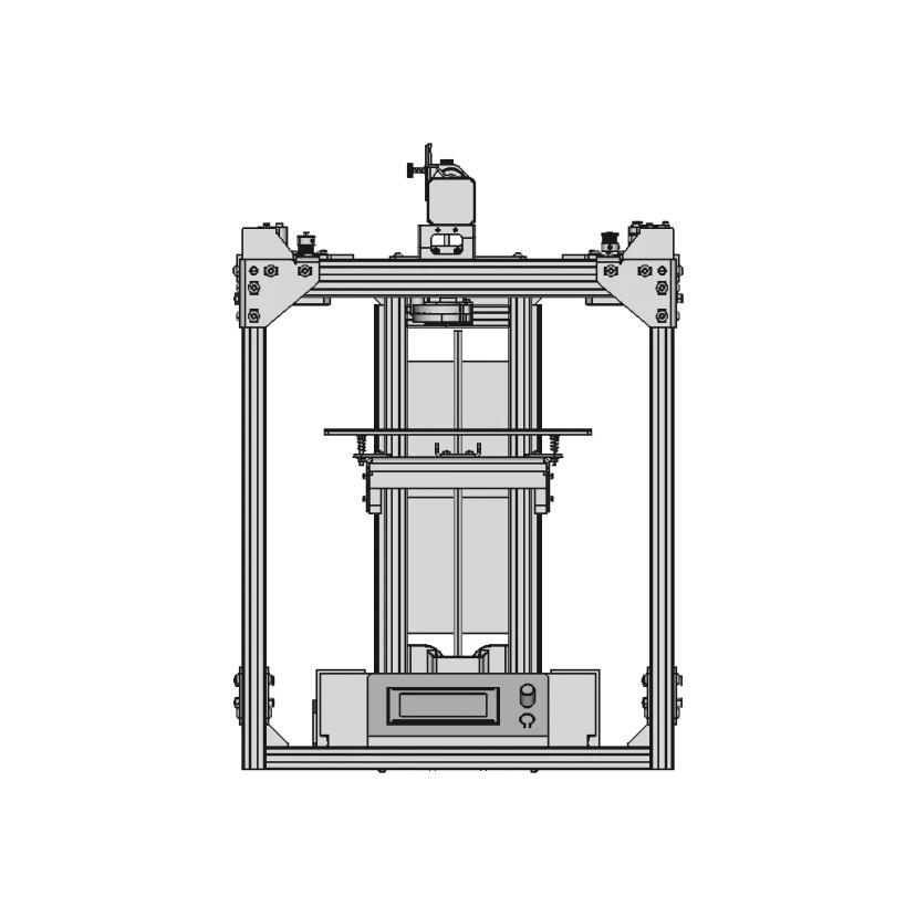 CoreXY 3D Printer Frame with Hypercube Aluminum Profile