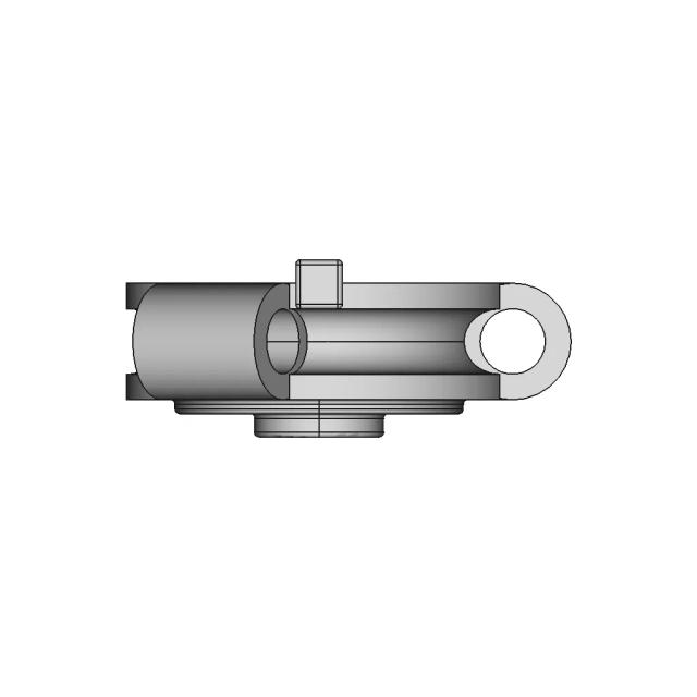 Alloy Steel Mechanical Component with Revolve Boss and Circular Pattern Features