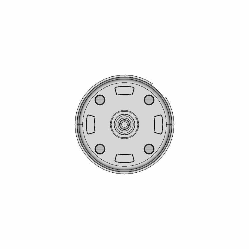 Electric Motor CAD Model for Engineering Applications