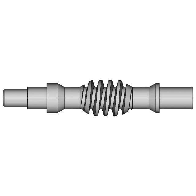 AISI 1020 Steel Part with Revolve Boss and Helix Structure