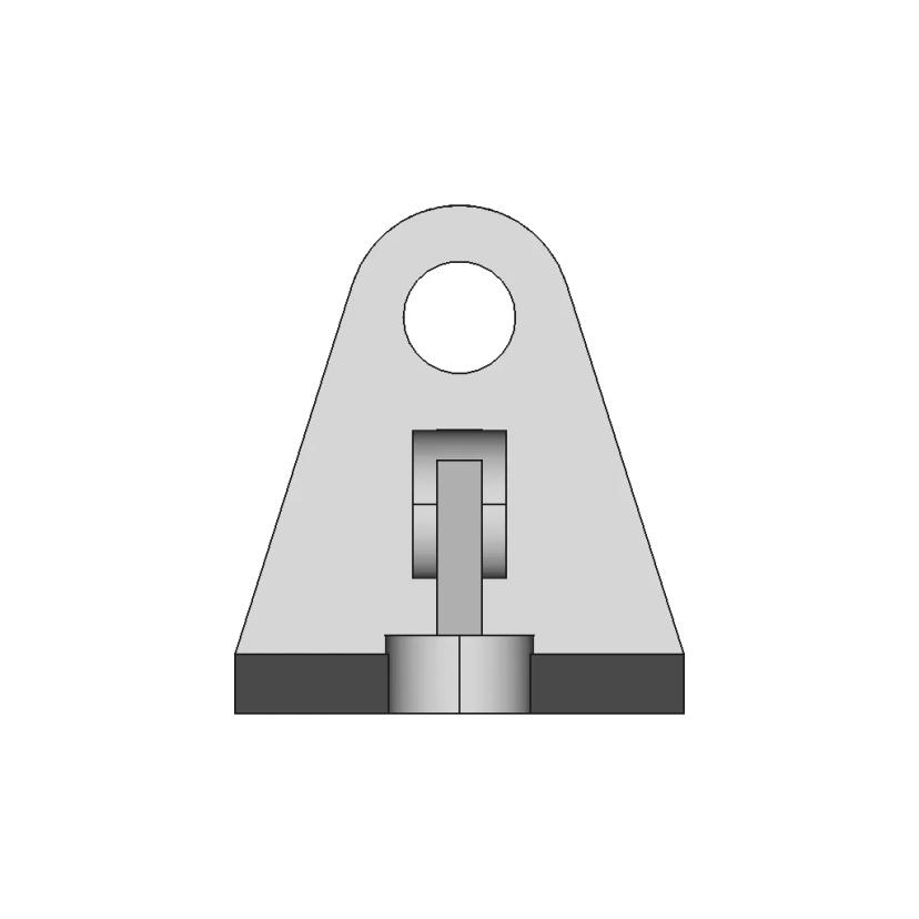 Alloy Steel Component with Boss Extrudes and Rib Features for Structural Integrity