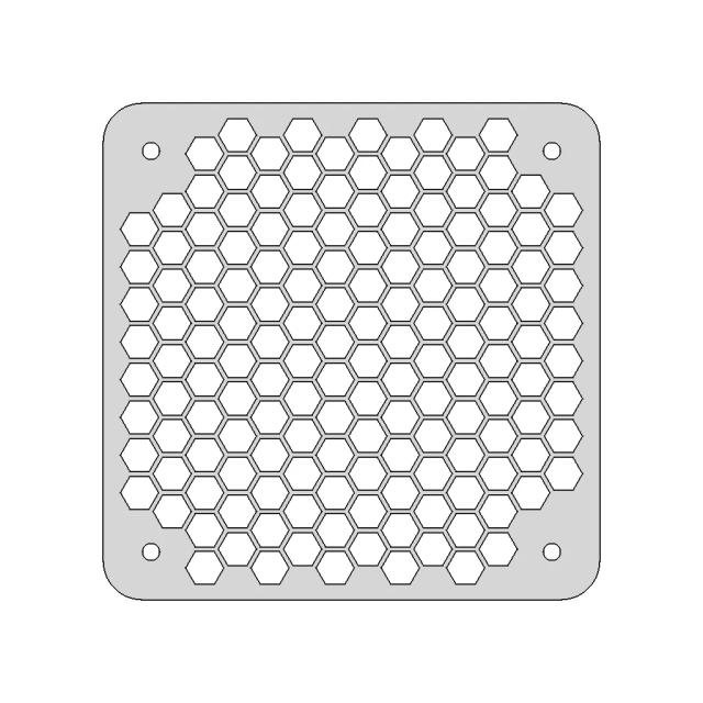 External 120mm Fan Grid with M4 Mounting for 3D Printers