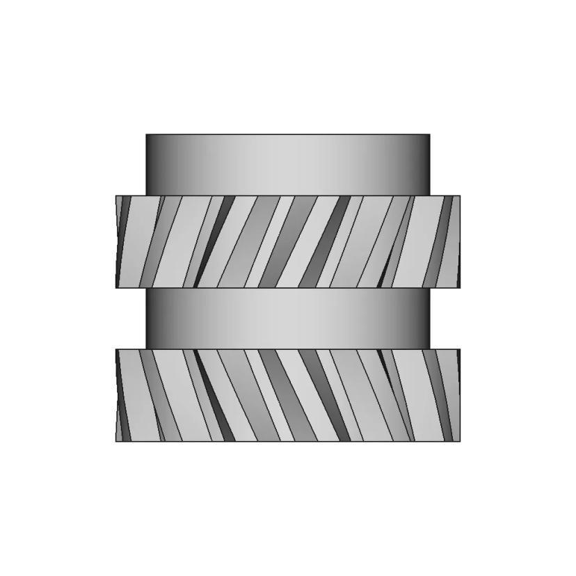 M3x4.5mm Brass Nut for Plastic Assemblies