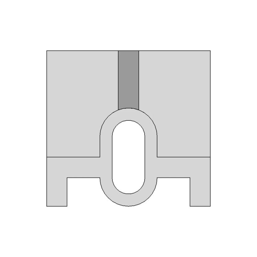 Robust Copper Component with Boss Extrudes and Reinforcing Ribs