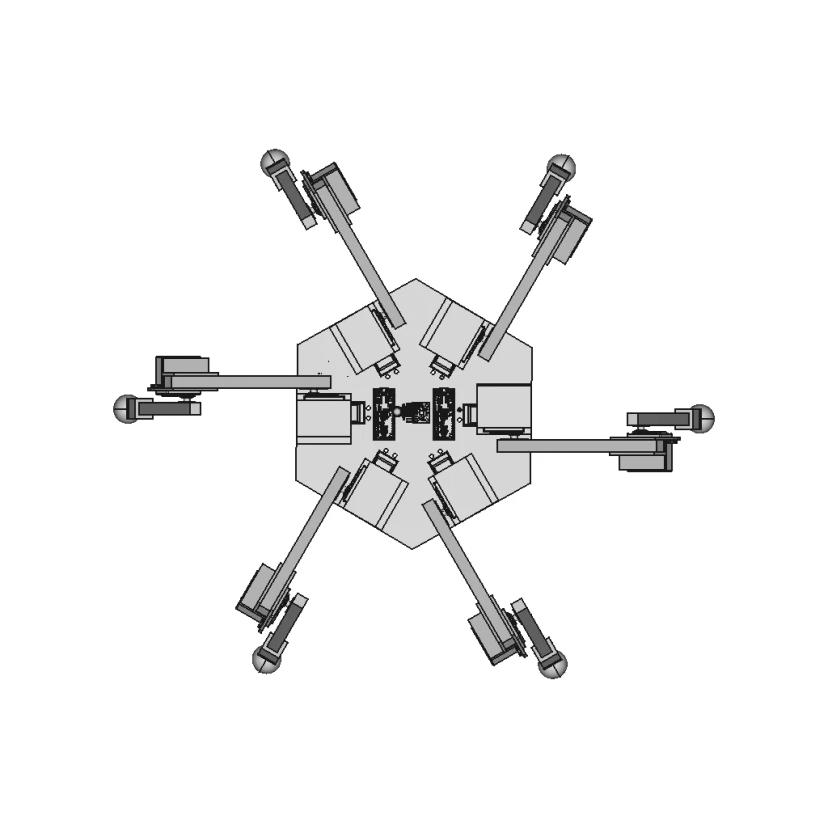 Six-Legged Robot Mechanical Design