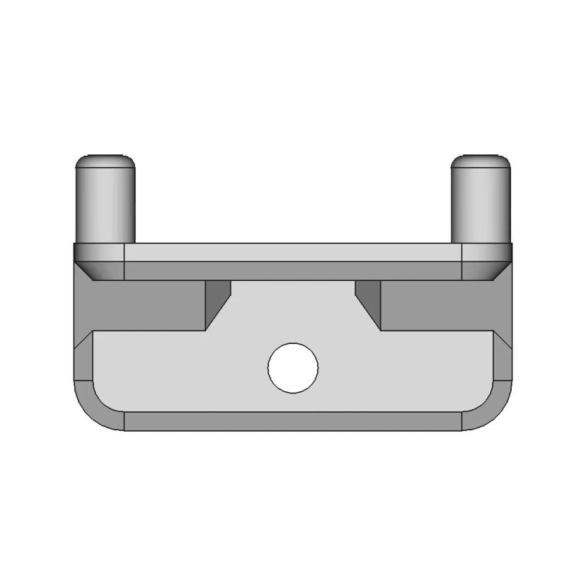 MDF Table Bracket with Integrated Dowel for Panel Assembly