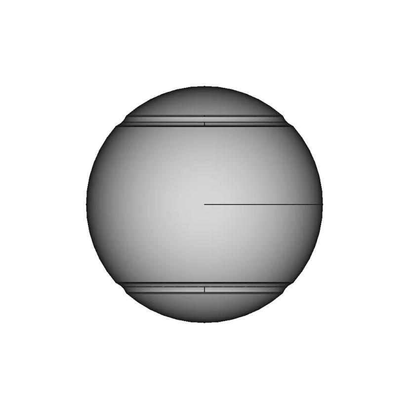 Tennis Ball CAD Model for Engineering Applications
