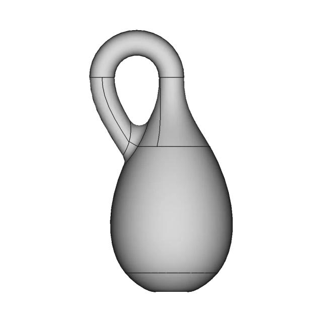 Klein Bottle 3D Model for Mathematical and Engineering Applications