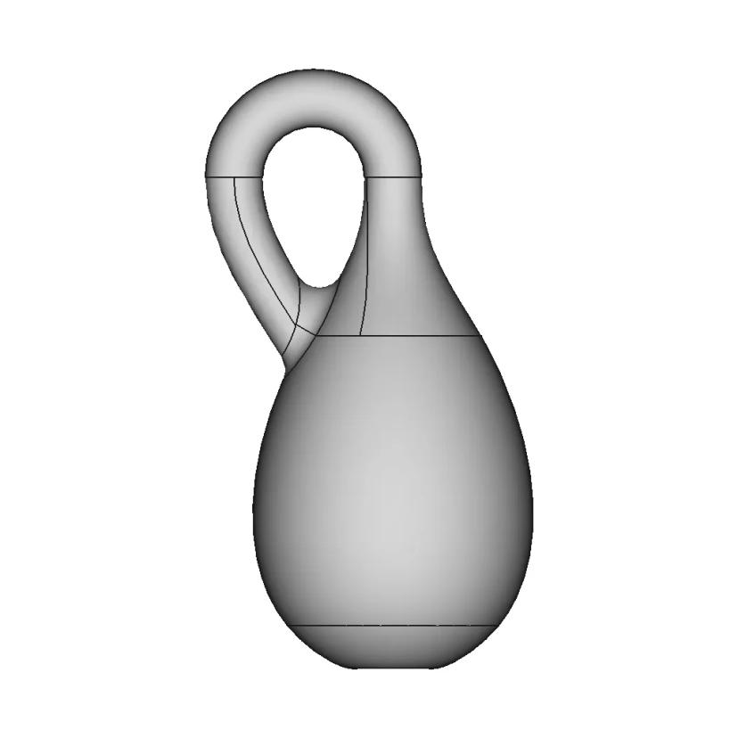 Klein Bottle 3D Model for Mathematical and Engineering Applications