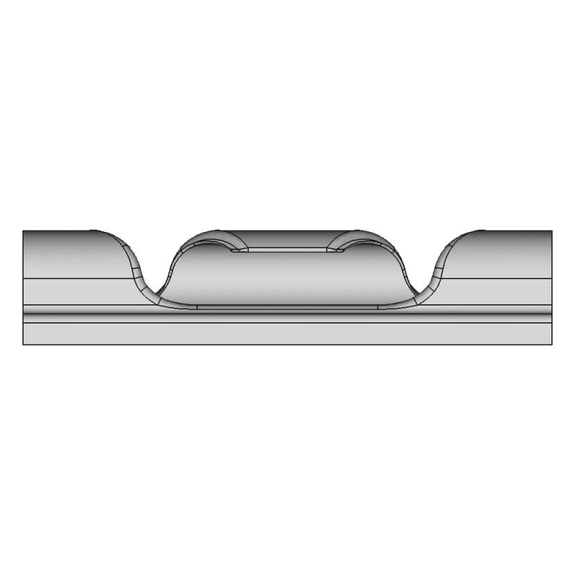 Compact Adhesive Cable Clip for Small Cables