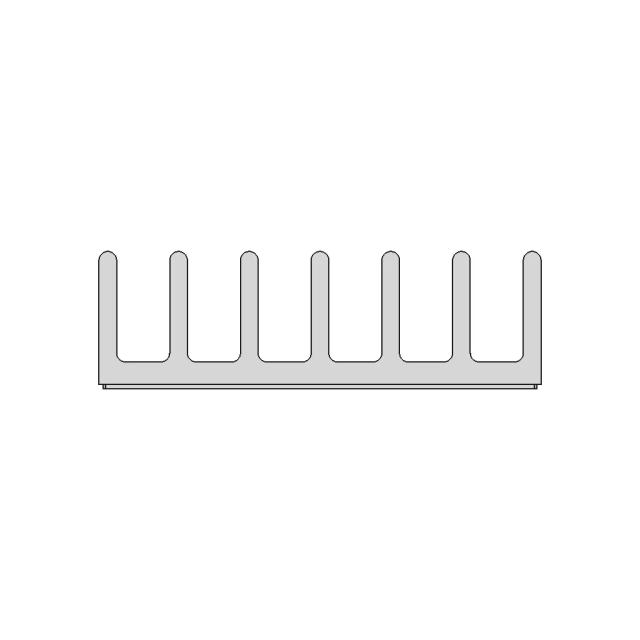 Aluminum Radiator 20x20x6 cm for Cooling Applications