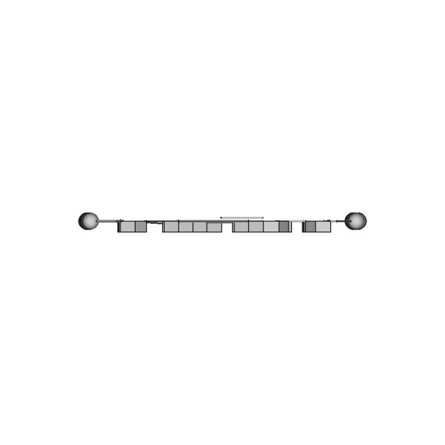 3D DNA Double Helix Structure Model