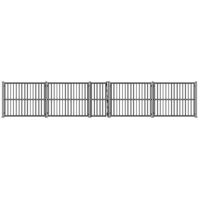 Self-Closing Gravity Gate Design for Industrial Applications