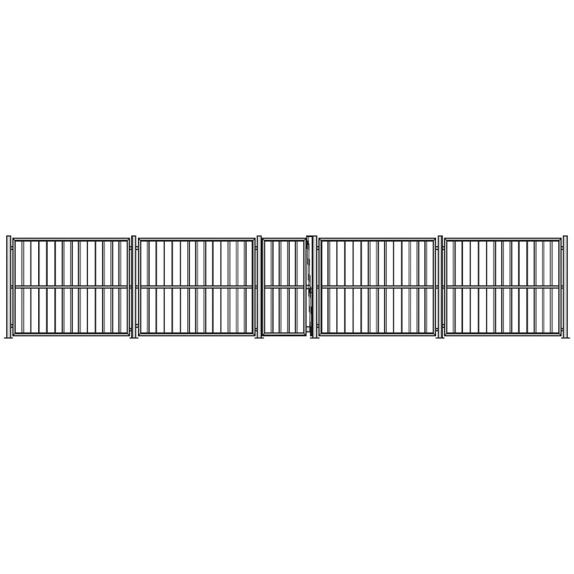 Self-Closing Gravity Gate Design for Industrial Applications