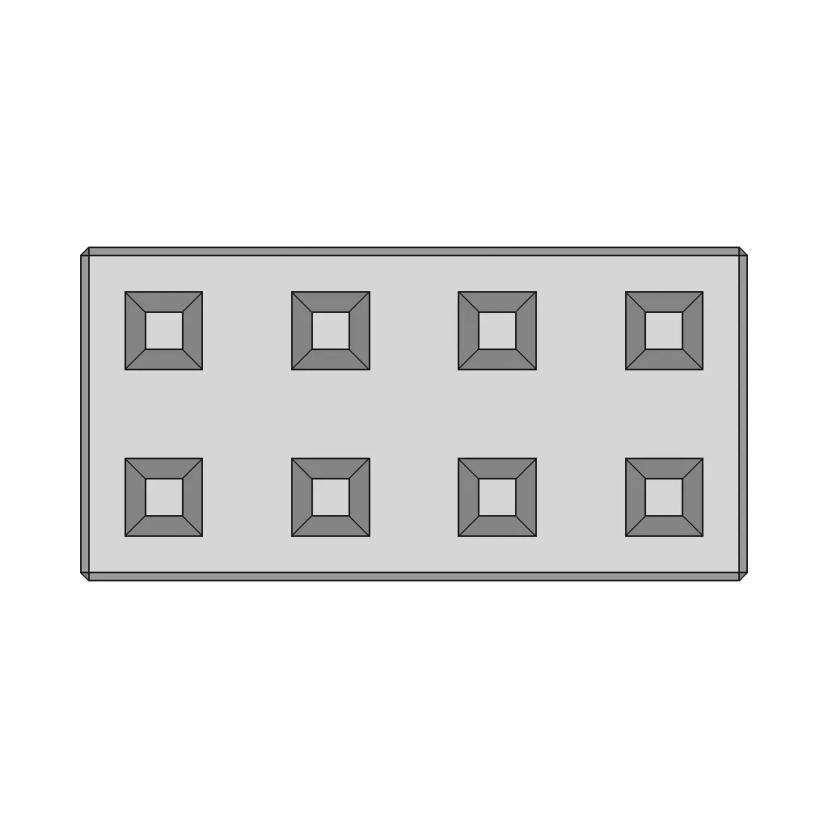 Interlocking Concrete Block Molds for Construction