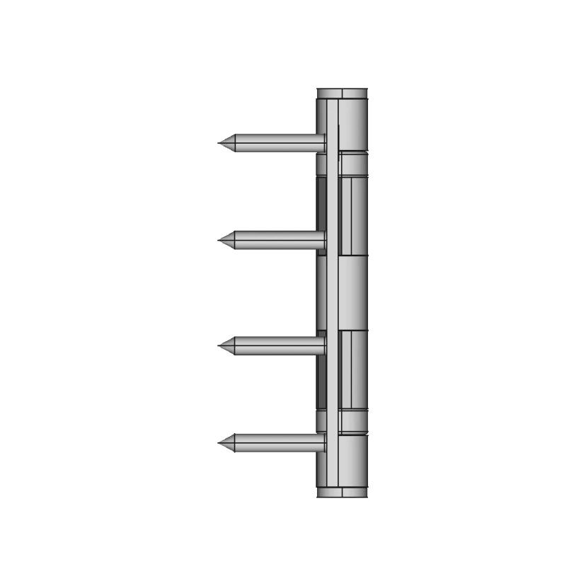 Heavy Duty Ball Bearing Door Hinge with Satin Nickel Finish