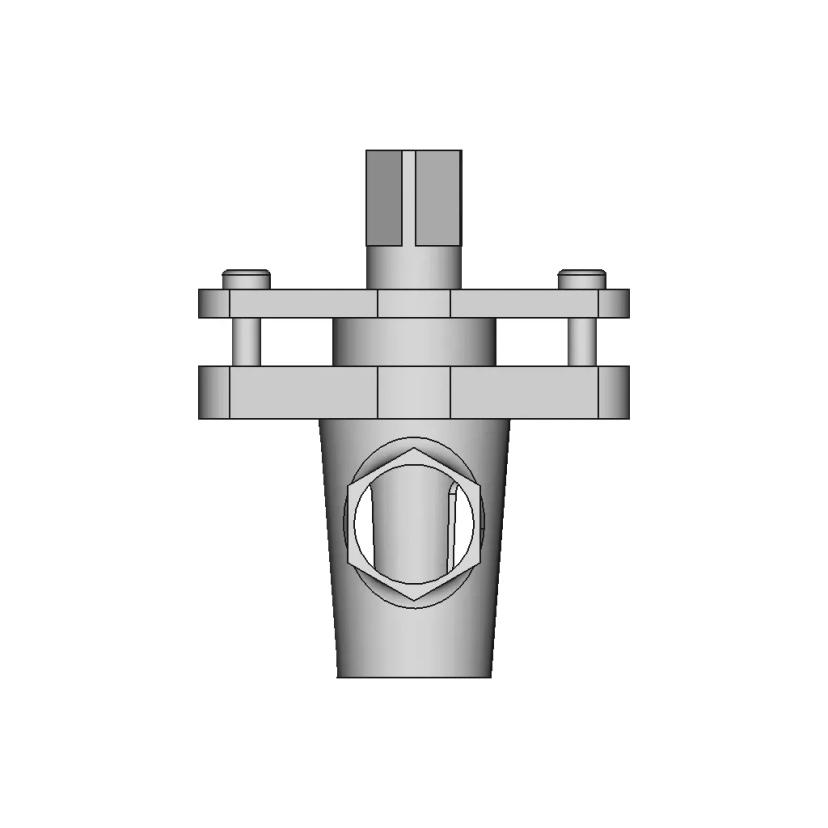 Industrial Stopcock Valve with Handle for Flow Control
