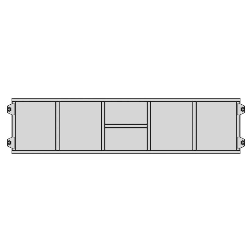 Industrial Enclosure 600mm Height 400mm Width 2400mm Length