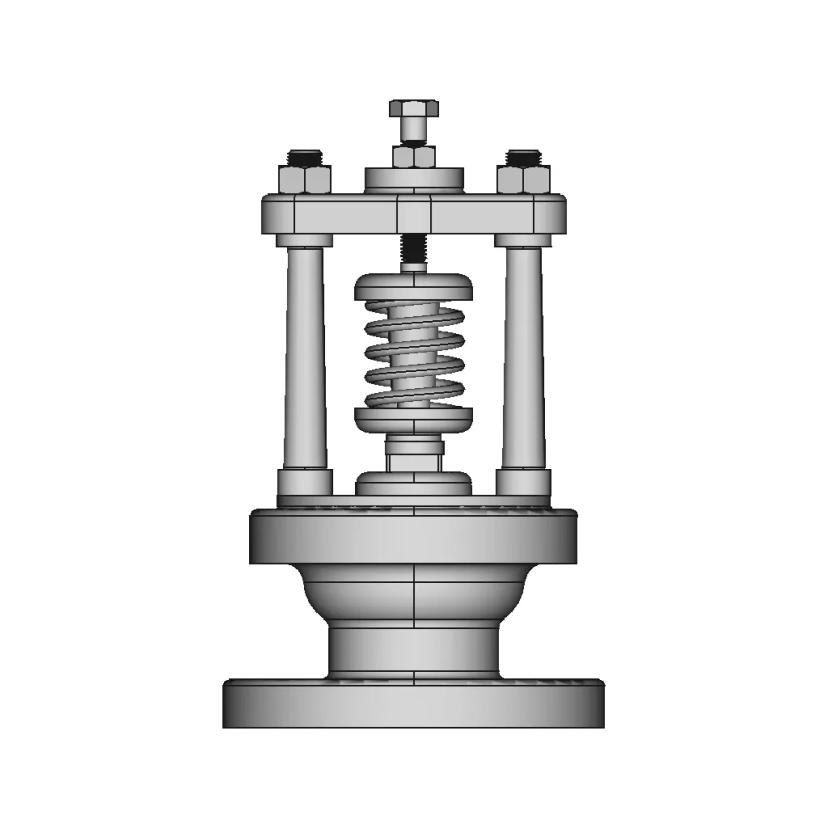 Safety Valve CAD Model Designed in Fusion360
